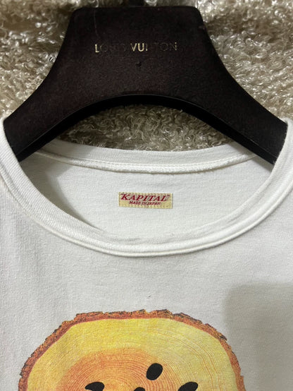 Kapital Smiley Face Short Sleeve T-Shirt-yf