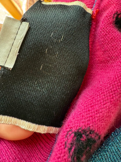 Gucci Cat Pattern Knit Wool Sweater