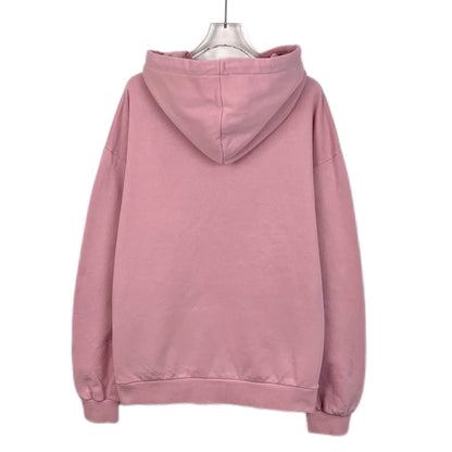 Pink Logo Print Hoodie from Celine