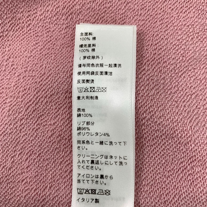 Pink Logo Print Hoodie from Celine