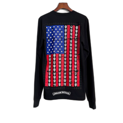 Chrome Hearts Black Flag Long Sleeve Shirt