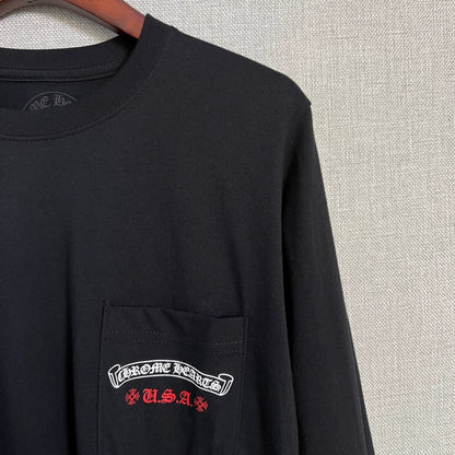 Chrome Hearts Black Flag Long Sleeve Shirt
