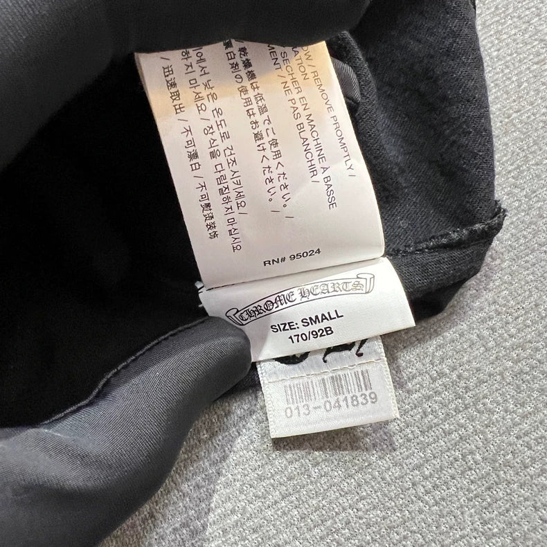 Chrome Hearts Black Flag Long Sleeve Shirt