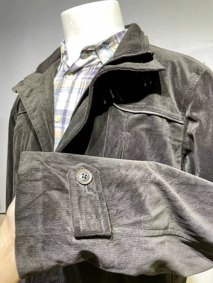 Brown Vintage High-End Men's Jacket