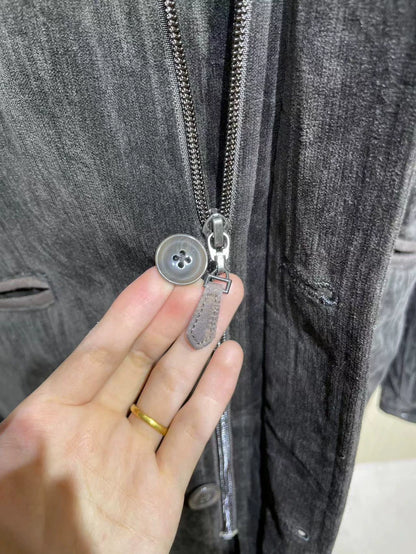 Brown Vintage High-End Men's Jacket