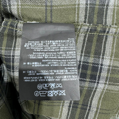 YSL SLP Checked Flannel Button-Up Shirt