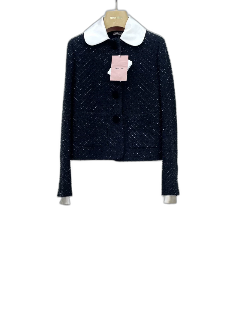 miumiu Full Diamond Jacket