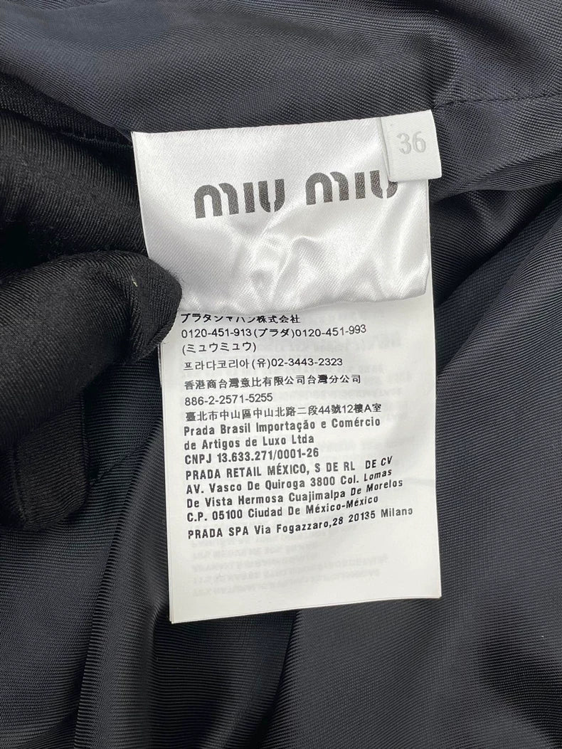 miumiu Full Diamond Jacket