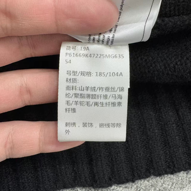 Geometry Pattern Knitted Sweater from Chanel-zp