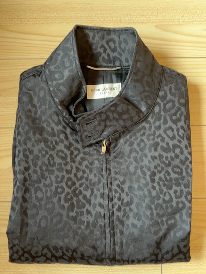 Saint Laurent Men's Black Jacket Italy