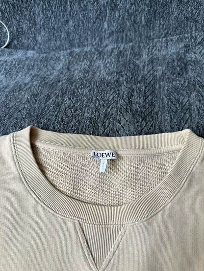 Loewe Color Block Sweatshirt in Khaki