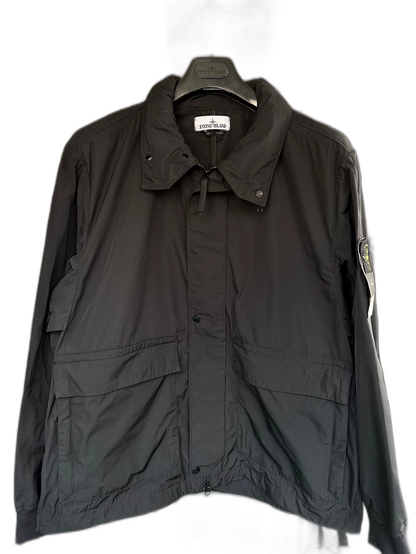 Black Stone Island Zip Jacket