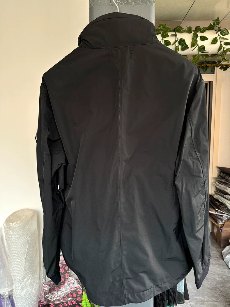 Black Stone Island Zip Jacket