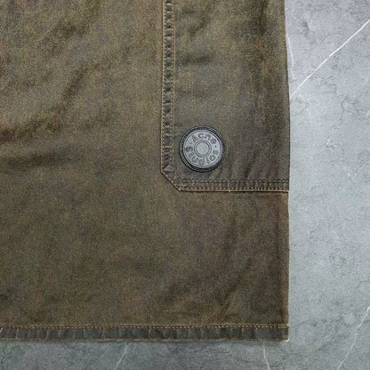 Acne Studios Distressed Mud-Dyed Shorts