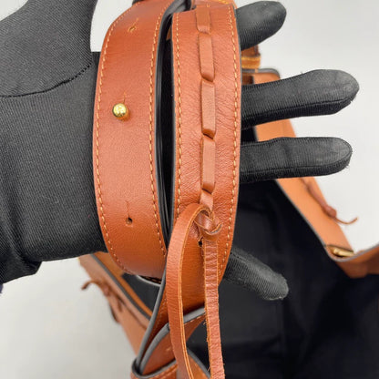 Loewe Hammock Crossbody Bag in Caramel Color