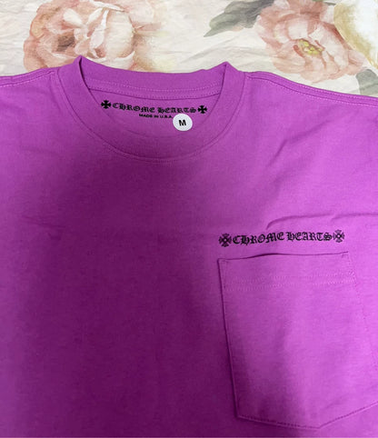 Chrome Hearts Purple Short Sleeve T-Shirt