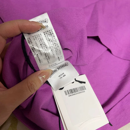 Chrome Hearts Purple Short Sleeve T-Shirt