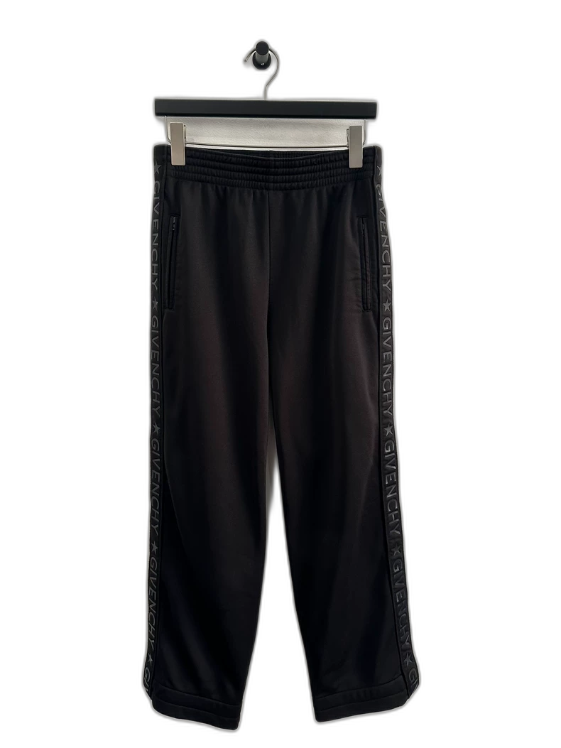Givenchy Black Logo Side Sports Pants