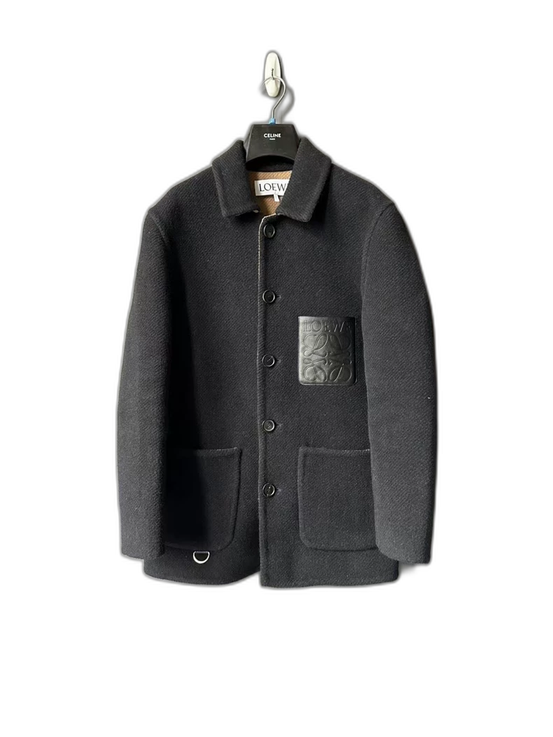 Loewe Wool Leather Jacket