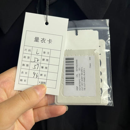 Black Deconstructed Long Sleeve Shirt by Loewe