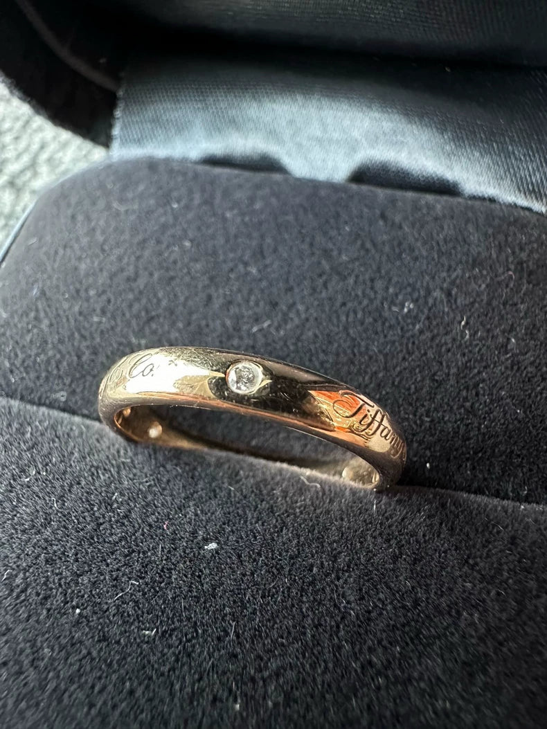 Tiffany & Co. 18k Rose Gold Diamond Ring