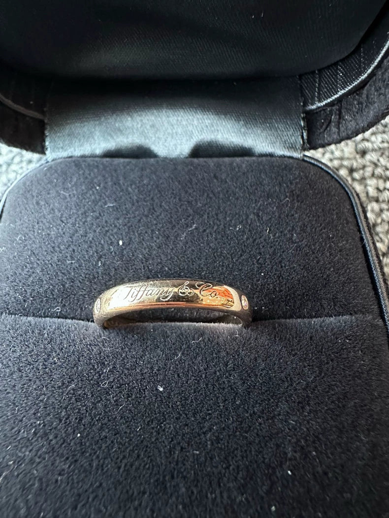 Tiffany & Co. 18k Rose Gold Diamond Ring