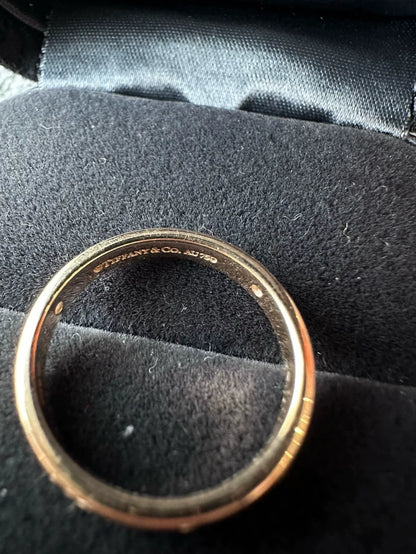 Tiffany & Co. 18k Rose Gold Diamond Ring