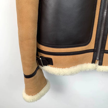 Loewe Brown Leather Zip Jacket