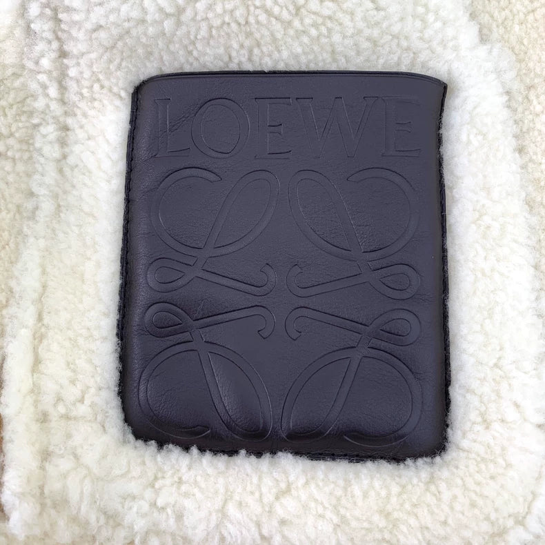 Loewe Brown Leather Zip Jacket