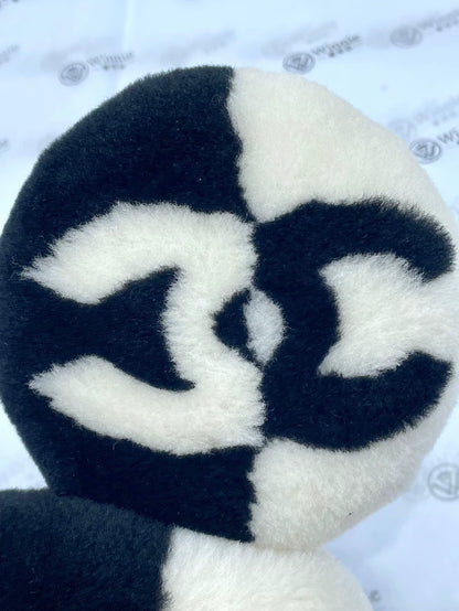 Chanel Black and White Earmuffs