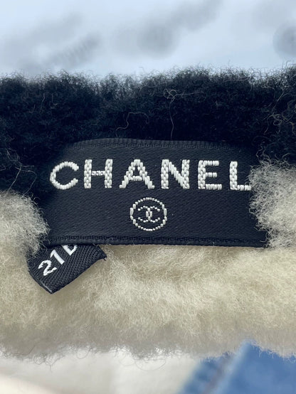 Chanel Black and White Earmuffs