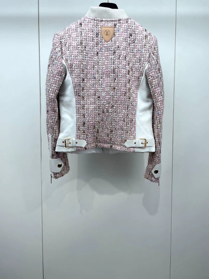 Pink Tweed Zip Jacket from Louis Vuitton