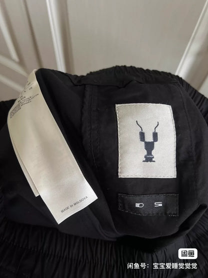 Rick Owens Black Casual Shorts