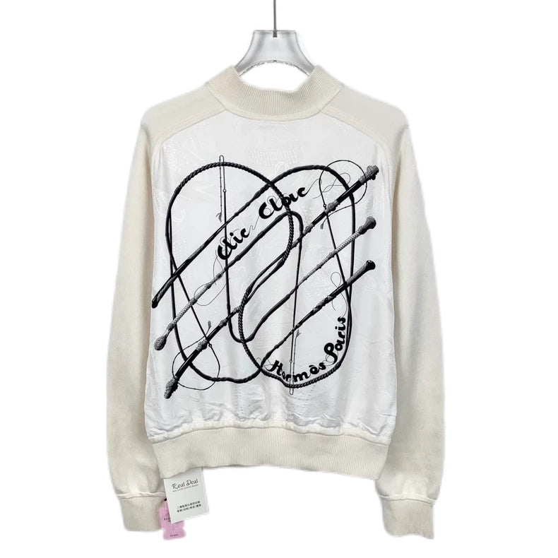 Hermes Geometric Print Silk Jacket