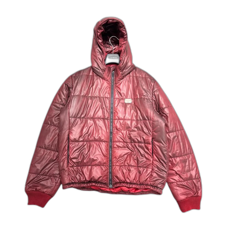 Black Red Down Jacket-zp