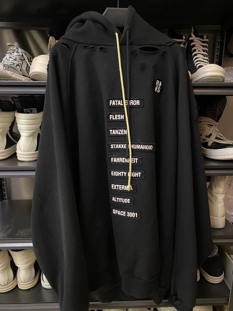 Raf Simons Smiley Hooded Sweatshirt-yf