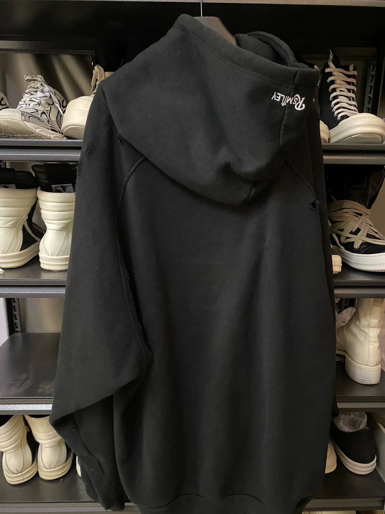 Raf Simons Smiley Hooded Sweatshirt-yf