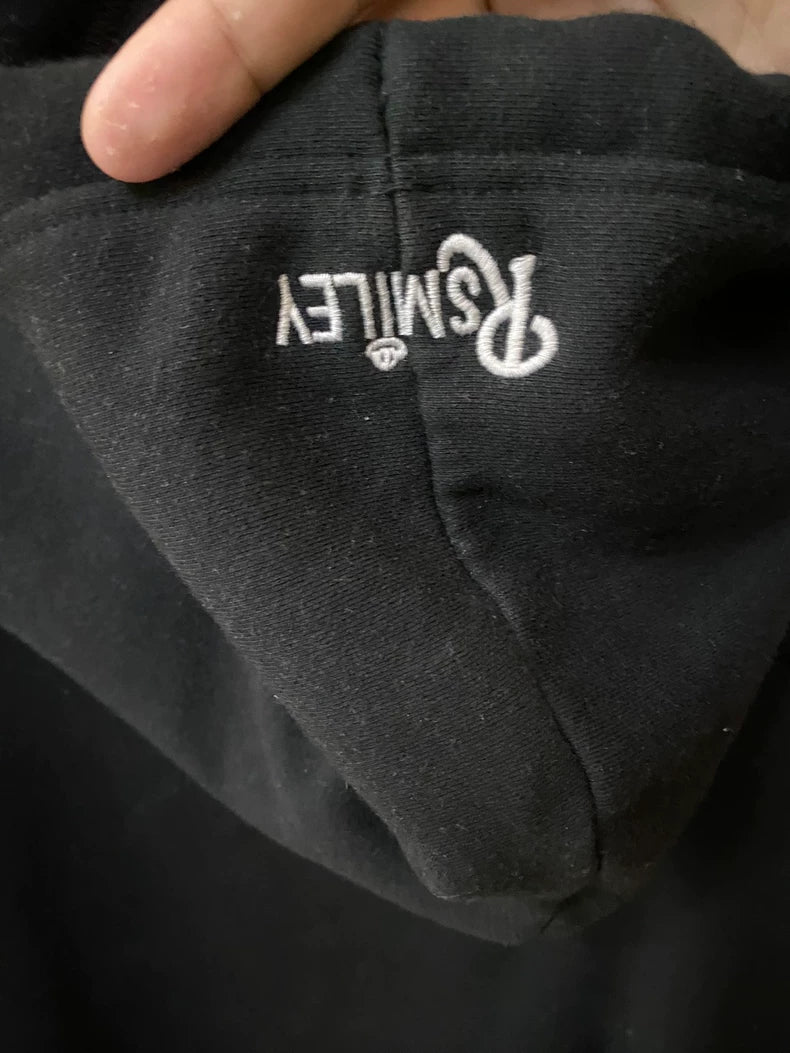 Raf Simons Smiley Hooded Sweatshirt-yf