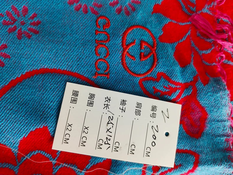 Vintage Classic Cashmere Pashmina Shawl