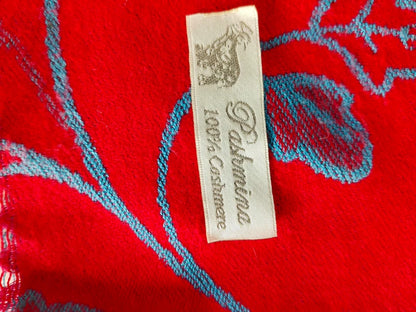 Vintage Classic Cashmere Pashmina Shawl