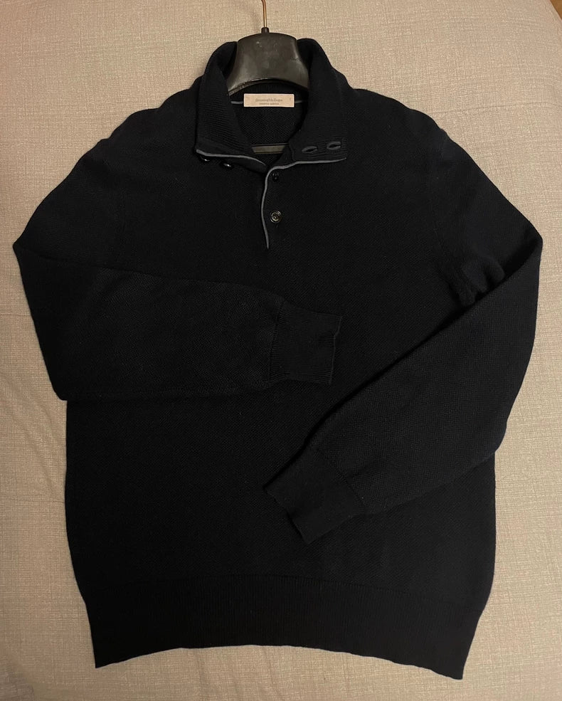 Ermenegildo Zegna Cashmere Blend Knit Sweater