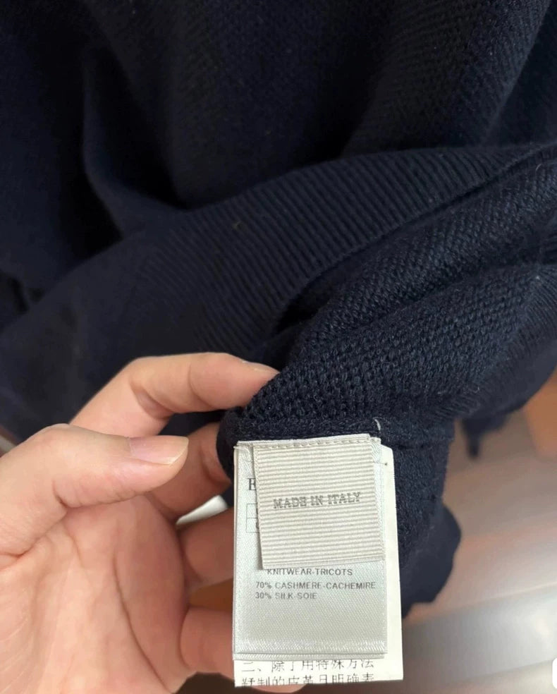 Ermenegildo Zegna Cashmere Blend Knit Sweater