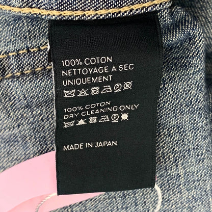 Celine Blue Cotton Horn Button Denim Jacket