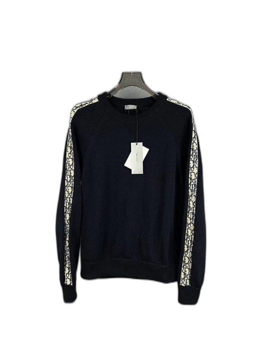 Dior Navy Blue Logo Sweater