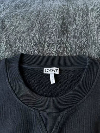 Loewe Dark Blue Embroidered Logo Sweatshirt
