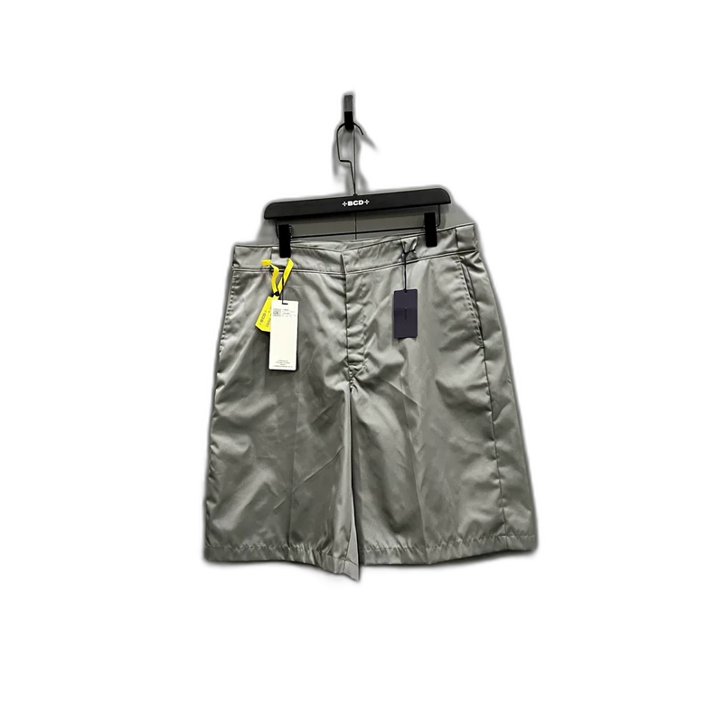 PRADA Gray Triangle Logo Shorts Size 46-52