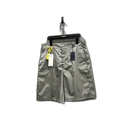 PRADA Gray Triangle Logo Shorts Size 46-52