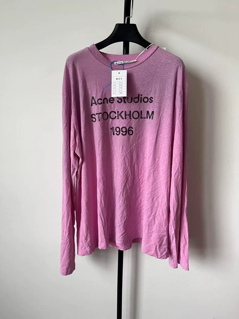 Acne Studios Pink Long Sleeve Shirt-yf