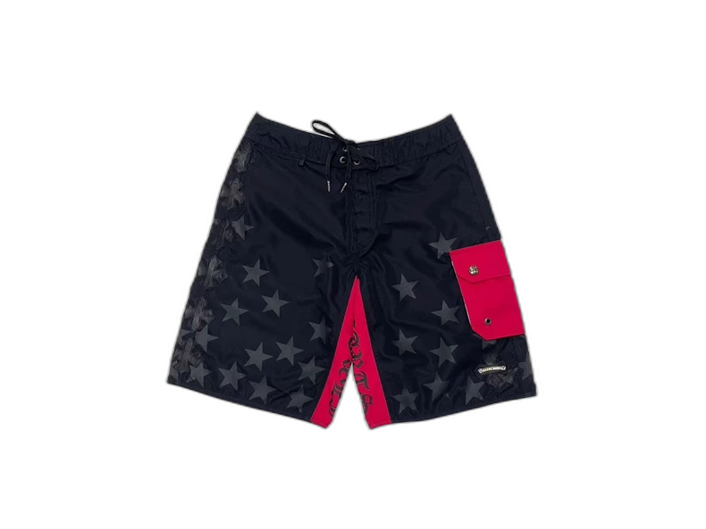 Chrome Hearts Stars and Crosses Swim Shorts