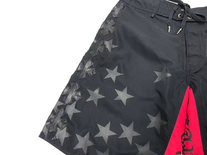 Chrome Hearts Stars and Crosses Swim Shorts